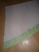 Как соединить два цвета ткани