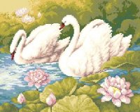 Лебеди, журавли, фламинго