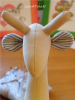 Жирафа Розали - кукла-грелка
