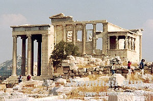 Греция достопримечательности отдых Афины Эрехтейон
